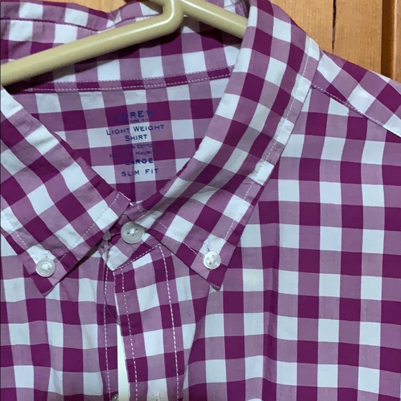 Violet JCrew gingham shirt - Picture 2 of 3